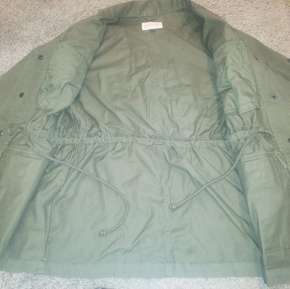 Universal Thread Army Green Snap Jacket - Picture 3 of 3